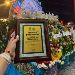 Plaque of Participation
